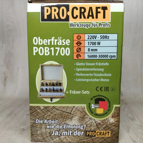 Фрезер столярный по дереву Procraft POB-1700
