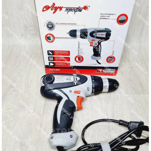 Шуруповерт сетевой Луч Профи СШЛ-850
