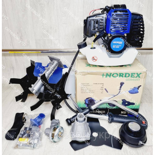Коса Nordex ND 4500 в комплекте с культиватором