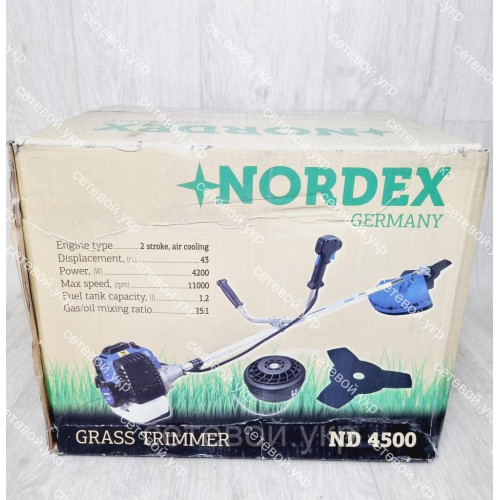 Коса Nordex ND 4500 в комплекте с культиватором
