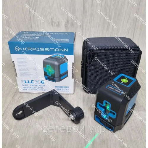Лазерный уровень Kraissmann 2 LLC 30 G зеленый луч