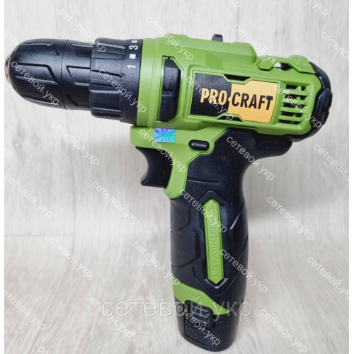 Аккумуляторный шуруповерт ProCraft PA-12 Li Compact