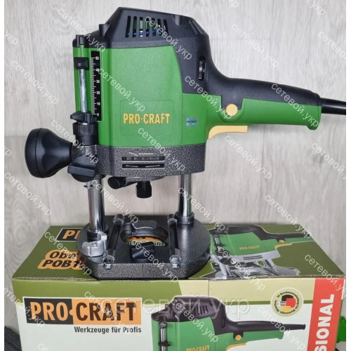 Фрезер одноручный Procraft POB 1200 с набoрoм фрeз