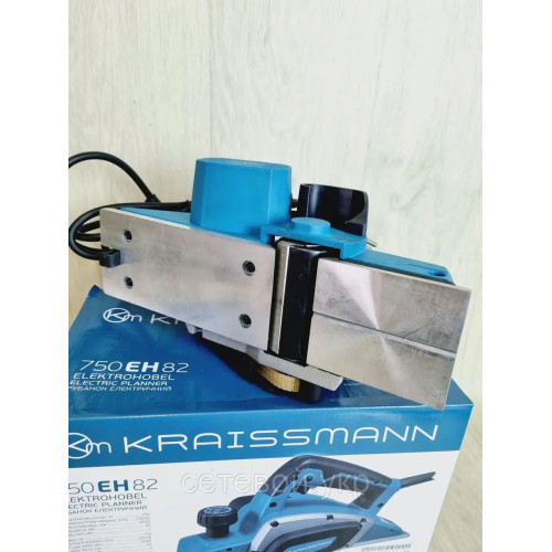 Рубанок электрический KRAISSMANN 750 EH 82 электрорубанок