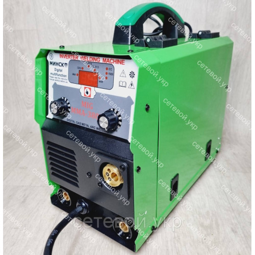 3в1 Сварочный полуавтомат инверторный Минск MCA MIG/MMA-380N IGBT(Digital multifunction)