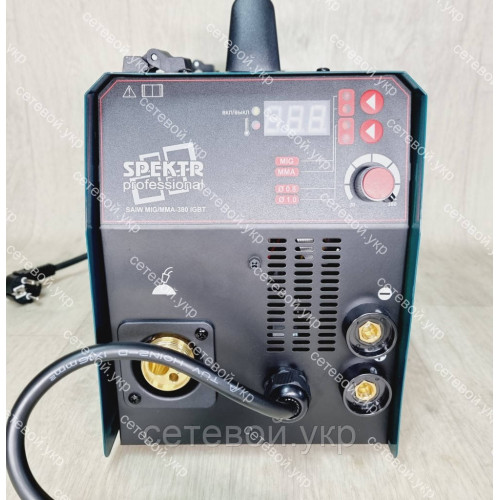 Сварочный инверторный полуавтомат Spektr SAIW MIG/MMA-380 IGBT