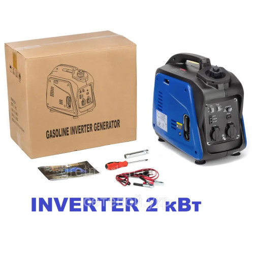 Инверторный бензиновый генератор INVERTER на 2000 Ватт ( 2 КВТ)