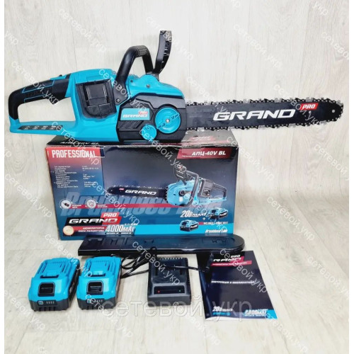 PROFESSIONAL. Аккумуляторная пила GRAND PRO АПЦ 40V-BL
