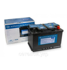 Аккумулятор AGM 70 Ач KRAISSMANN 70 AB 720 AGM для автомобилей с системой старт-стоп