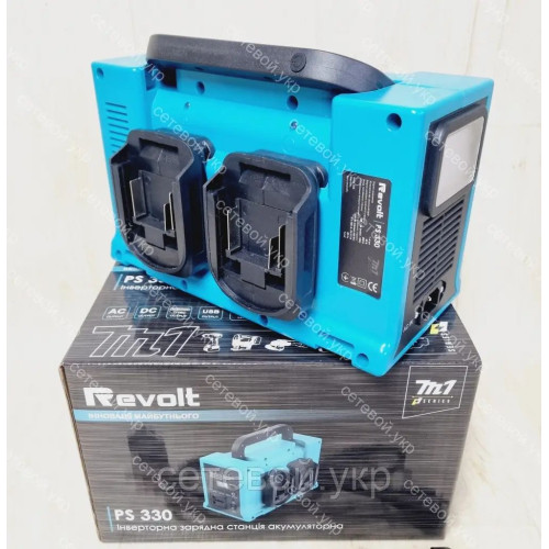 Инверторная зарядная станция аккумуляторная Revolt PS 330 преобразователь 20 в 220