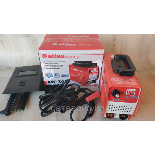 Сварочный аппарат инвертор Atlas welding AW-300 (300 А, дисплей) Сварка Атлас