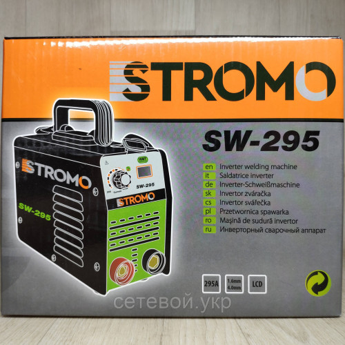 Сварочный аппарат инвертор STROMO SW 295 (295 А, дисплей) Сварка стромо