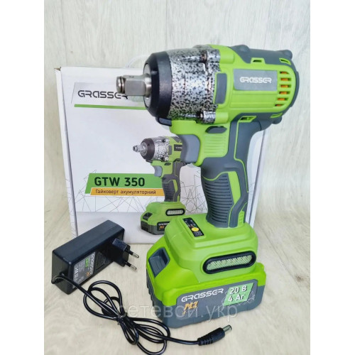 Аккумуляторный гайковерт Grasser GTTW 350