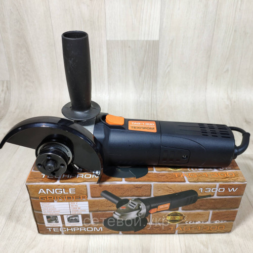 Угловая шлифмашина Техпром 1300W (болгарка)