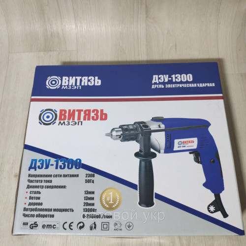 Дрель ударная Витязь ДЭУ-1300