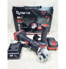 Поворотная ручка Аккумуляторная болгарка NARVA NAG-125 PRO BL  дисплей