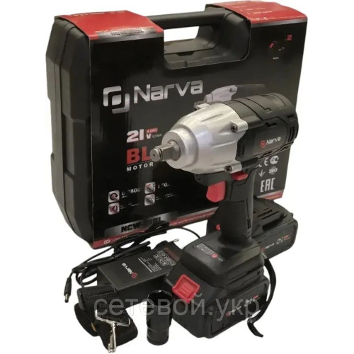 750 Нм Аккумуляторный гайковерт ударный NARVA NCW-21BL