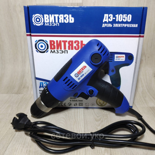Сетевой шуруповерт Витязь 1050 Вт