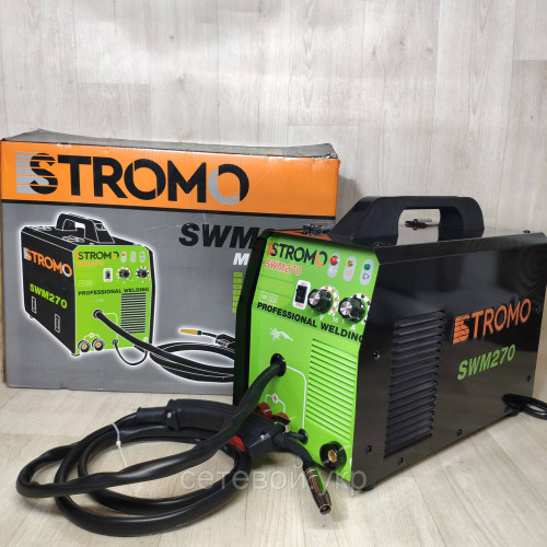 Сварочный полуавтомат STROMO SWM270 (2 в 1, инверторный)
