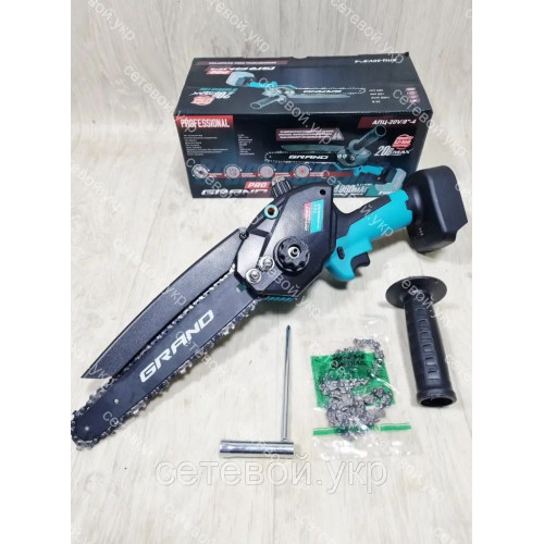 Без акб Аккумуляторная пила цепная Grand АПЦ-20V/8"-4