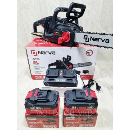 8 Ач Аккумуляторная цепная пила Narva NCS-21/8 PRO BL