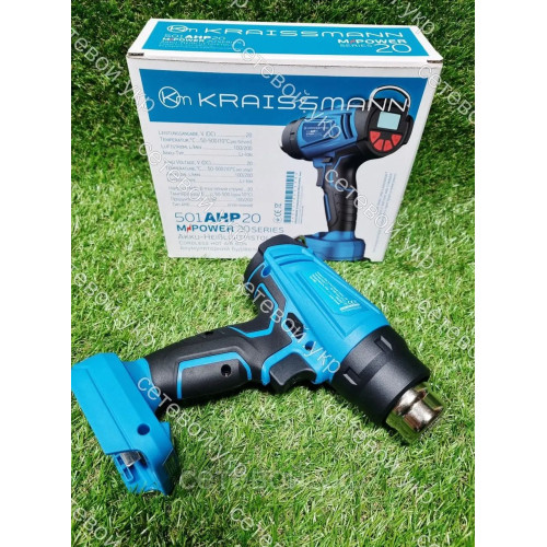 Дисплей Фен аккумуляторный KRAISSMANN 501 AHP 20MP (без аккумулятора и ЗУ)