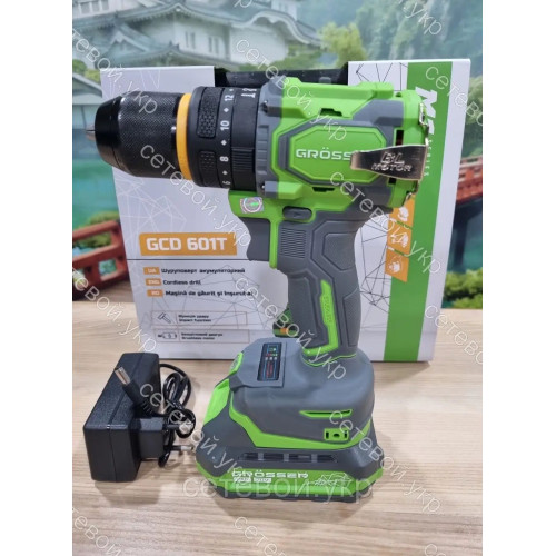 601Т Шуруповерт аккумуляторный Grosser GCD 601Т