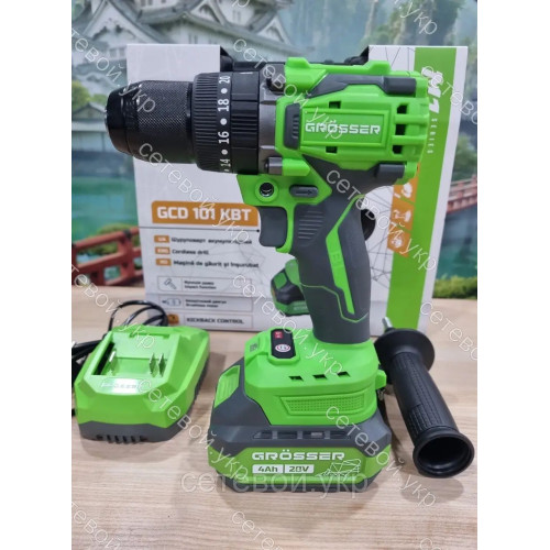 101KBT Шуруповерт аккумуляторный Grosser GCD 101KBT