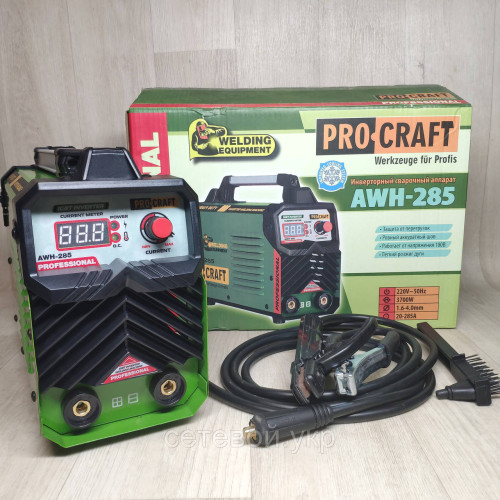Сварочный инверторный аппарат Procraft AWH-285