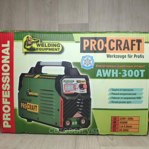 Сварочный аппарат Procraft AWH-300Т + МАСКА ХАМЕЛЕОН