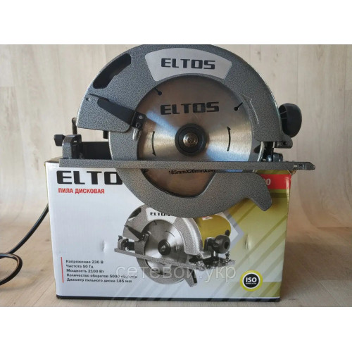 Пила дисковая Eltos ПД-185-2100 (паркетка, циркулярка)