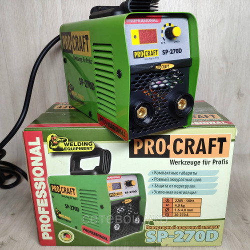 Сварочный аппарат инвертор Procraft SP-270D