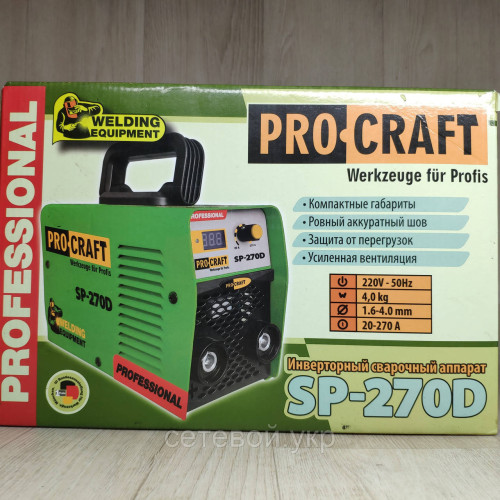 Сварочный аппарат инвертор Procraft SP-270D