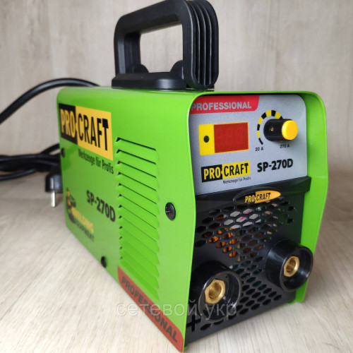 Сварочный аппарат инвертор Procraft SP-270D PROFESSIONAL +Маска Хамелеон