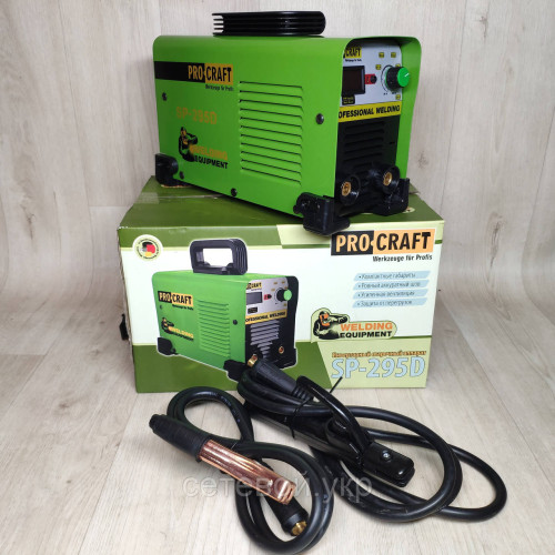 Инверторный сварочный аппарат Procraft SP-295D 1.6-5 электрод