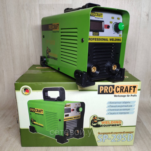 Инверторный сварочный аппарат Procraft SP-295D 1.6-5 электрод