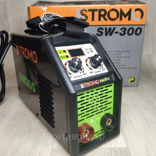 Форсаж дуги! Сварочный аппарат Stromo SW 300 А +Маска Хамелеон