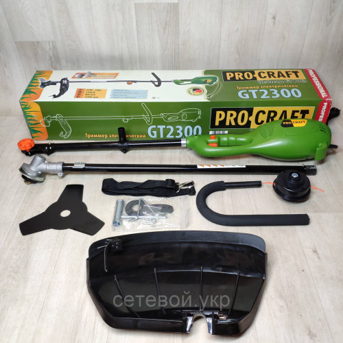 Электрокоса ProCraft GT-2000 (разборная штанга)