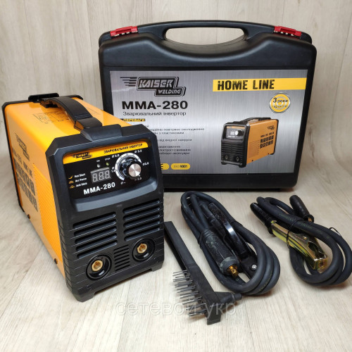 Сварочный аппарат Kaiser MMA-280 HOME LINE в кейсе