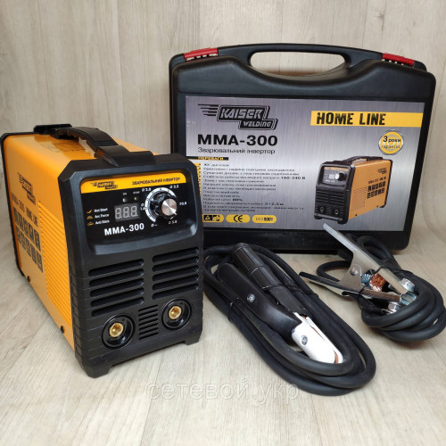 Сварочный аппарат Kaiser MMA-300 HOME LINE в кейсе