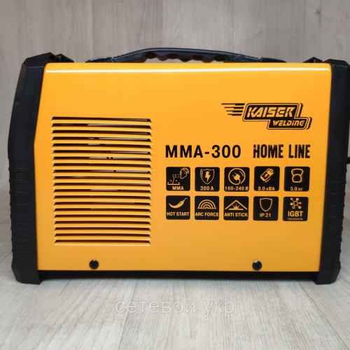 Сварочный аппарат Kaiser MMA-300 HOME LINE в кейсе