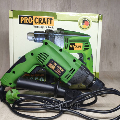 Дрель ударная Procraft PF-950