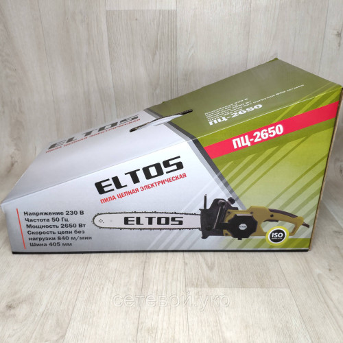 Электропила цепная Eltos ПЦ-2650