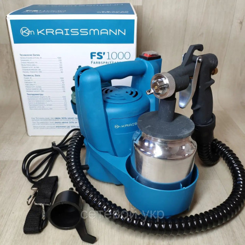 Краскопульт электрический KRAISSMANN FSP 1000