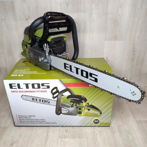 Бензопила Eltos БП-63 плавный пуск