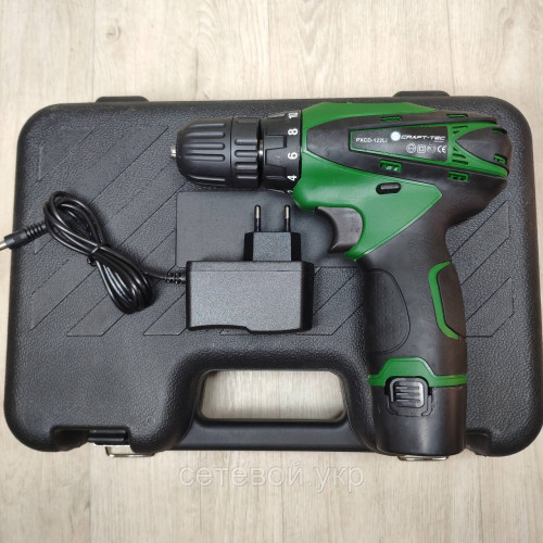 Аккумуляторный шуруповерт CRAFT-TEC PXCD-12 Li-ion В кейсе