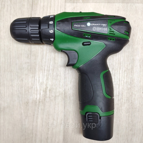 Аккумуляторный шуруповерт CRAFT-TEC PXCD-12 Li-ion В кейсе