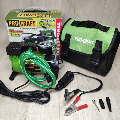 Автомобильный насос компрессор Procraft LK170 для подкачки колес