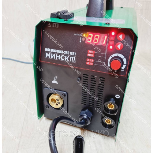 Сварочный полуавтомат инверторный Минск МСА-380 (2в1)