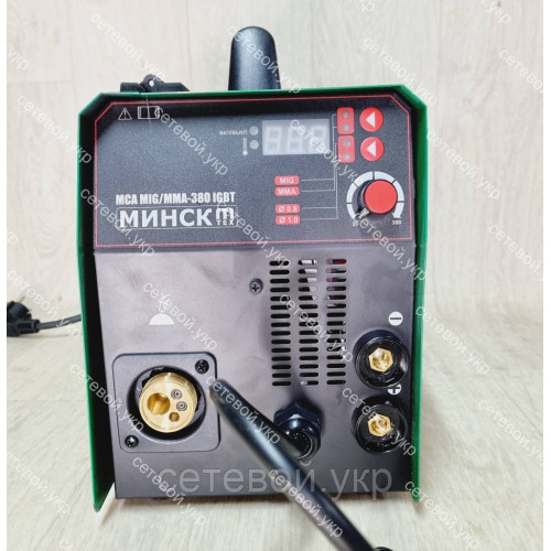 Сварочный полуавтомат инверторный Минск МСА-380 (2в1)